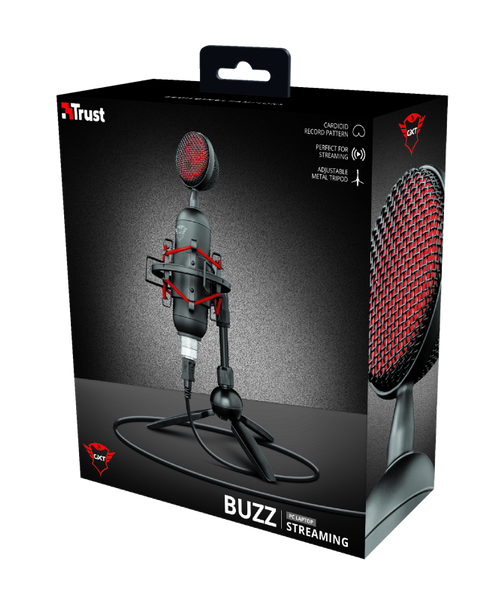Микрофон Trust GXT 244 Buzz USB Streaming, Black, USB (23466) 5725740 фото