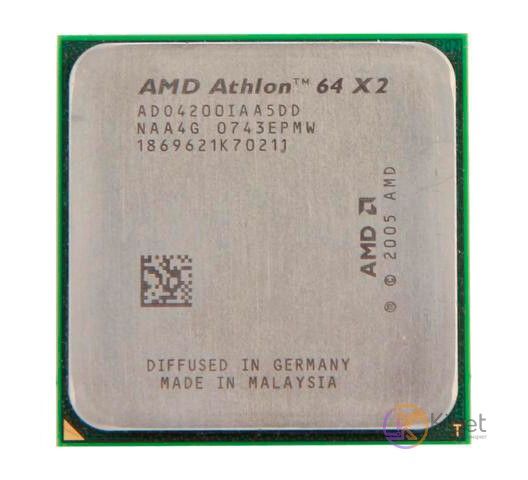 Процессор AMD (AM2) Athlon 64 X2 4200+, Tray, 2x2,2 GHz, L2 1Mb, Brisbane, 65 nm 3797970 фото