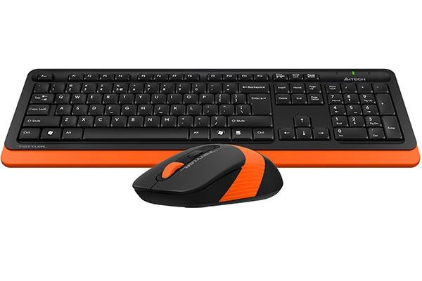 Комплект беспроводной A4tech Fstyler FG1010, Black+Orange 5589480 фото