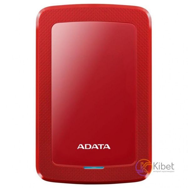 Зовнішній жорсткий диск 1Tb ADATA HV300, Red, 2.5', USB 3.2 (AHV300-1TU31-CRD) 4885770 фото