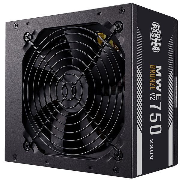 Блок питания 750 Вт, Cooler Master MWE 750 Bronze - V2, Black (MPE-7501-ACABW-BEU) 8515350 фото