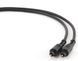 Кабель оптичний звуковий Toslink, JIS F05 (M) - JIS F05 (M), 2 м, Black, Cablexpert (CC-OPT-2M) 6250230 фото 1