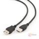 Кабель-подовжувач USB 1.8 м Cablexpert Black, позолочені контакти (CCP-USB2-AMAF-6) 5042070 фото 2