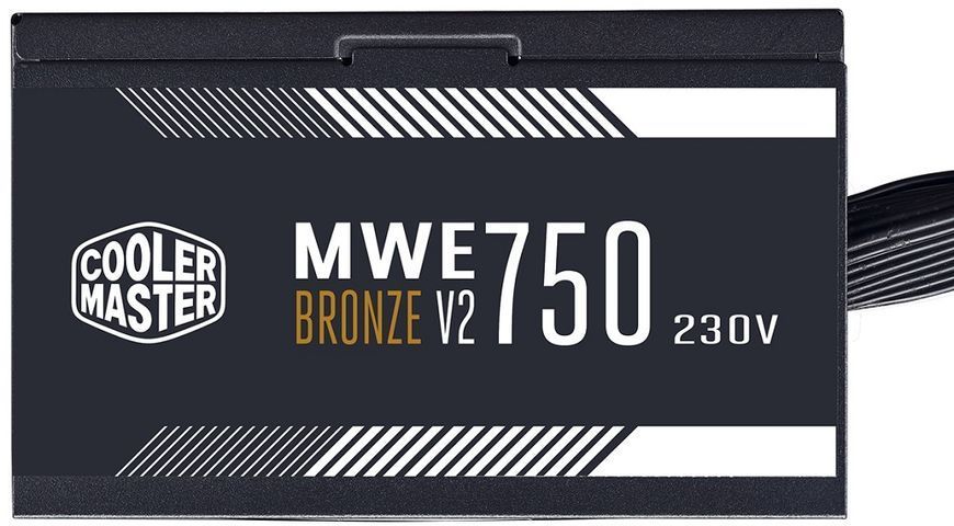 Блок питания 750 Вт, Cooler Master MWE 750 Bronze - V2, Black (MPE-7501-ACABW-BEU) 8515350 фото