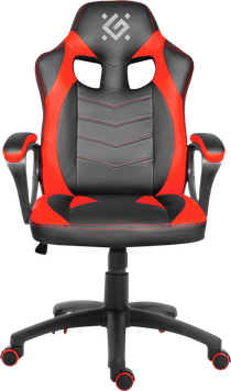 Игровое кресло Defender SkyLine, Black/Red, экокожа, до 140 кг (64357) 6898620 фото