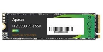 Твердотельный накопитель SSD 512Gb, Apacer AS2280P4X, PCI-E 3.0 x4, M.2 (AP512GAS2280P4X-1) 7785480 фото