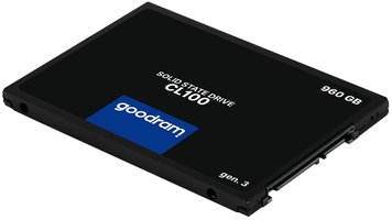 Твердотільний накопичувач SSD 960Gb, Goodram CL100 (Gen.3), SATA3, 2.5" (SSDPR-CL100-960-G3) 6116160 фото