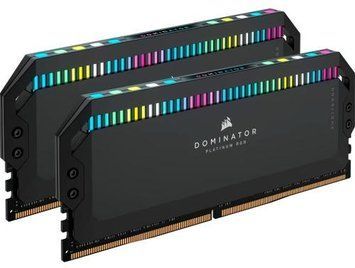 Пам'ять 16Gb x 2 (32Gb Kit) DDR5, 6400 MHz, Corsair Dominator Platinum RGB, Black (CMT32GX5M2B6400C32) 8321790 фото