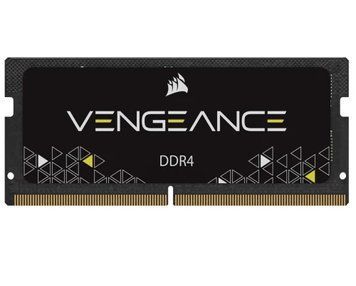 Память SO-DIMM, DDR4, 16Gb, 3200 MHz, Corsair Vengeance, 1.2V, CL22 (CMSX16GX4M1A3200C22) 9563940 фото