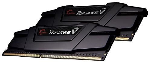 Память 16Gb x 2 (32Gb Kit) DDR4, 3600 MHz, G.Skill Ripjaws V, Black (F4-3600C16D-32GVKC) 7537260 фото