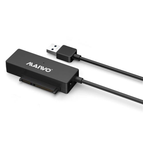 Адаптер Maiwo K104A USB 3.0 - SATA III, з блоком живлення 12В/2А (K10435A) 5633250 фото