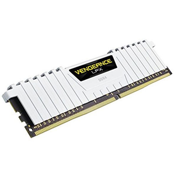 Пам'ять 8Gb x 2 (16Gb Kit) DDR4, 3200 MHz, Corsair Vengeance LPX, White (CMK16GX4M2B3200C16W) 5502060 фото