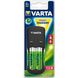 Зарядное устр-во Varta Pocket Charger + 4AA 2600 mAh, Black (57642101471) 5730840 фото 2
