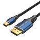 Кабель DisplayPort (M) - mini DisplayPort (M), 2 м, Black, Vention, 8K / 60 Гц, 32.4Gbps (HCFLH) 9394230 фото 1