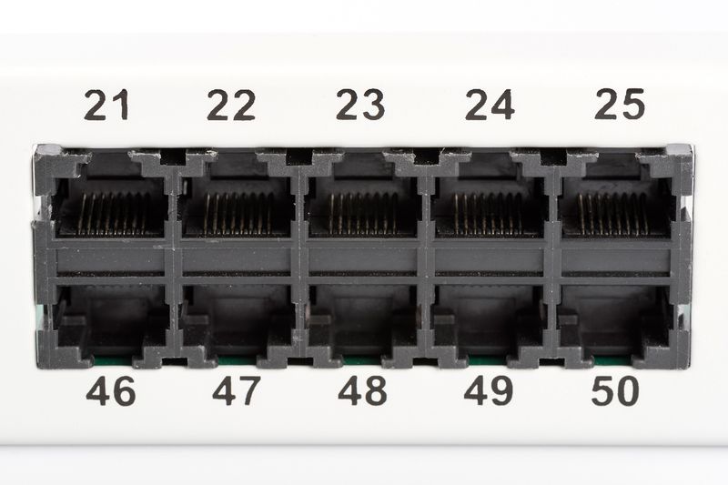 Патч-панель 50 портів, 19", Digitus, 1U, Cat.3, UTP, Gray (DN-91350-1) 5706930 фото