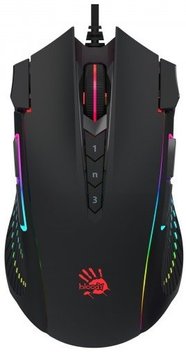 Мышь Bloody J90s Black, USB Activated, Extra Fire Button, 8000 CPI, RGB, 20M наж 6041010 фото