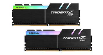 Память 16Gb x 2 (32Gb Kit) DDR4, 3600 MHz, G.Skill Trident Z RGB, Black (F4-3600C18D-32GTZR) 5586870 фото