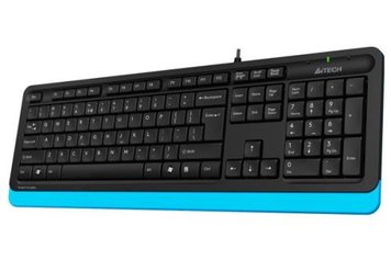 Клавіатура A4Tech FK10 "Fstyler", Black/Blue 5281260 фото