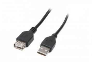 Кабель-подовжувач USB 1.8 м Maxxter Black (U-AMAF-6) 4858560 фото