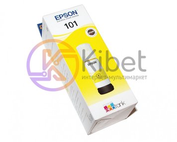 Чорнило Epson 101, Yellow, для L4150/L4160/L6160/L6170/L6190, 70 мл (C13T03V44A) 4700820 фото