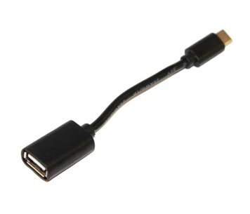 Кабель USB - USB Type-C 0.1 м ATcom Black, AF/Type-C, OTG 4337220 фото