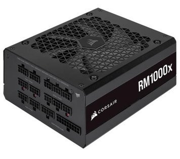 Блок живлення 1000 Вт, Corsair RM1000x, Black, ATX, модульний, 80+ Gold (CP-9020201-EU) 6991680 фото