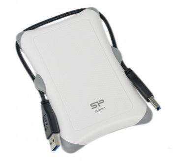 Зовнішній жорсткий диск 1Tb Silicon Power Armor A30, White (SP010TBPHDA30S3W) 4512330 фото