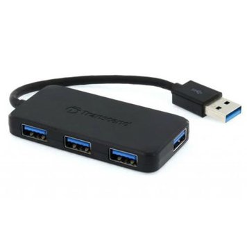 Концентратор USB 3.1 Transcend HUB2, Black, 4 порти USB 3.1 (TS-HUB2K) 5609220 фото