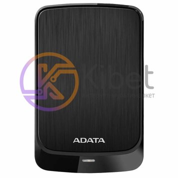 Зовнішній жорсткий диск 1Tb ADATA HV320, Black, 2.5', USB 3.2 (AHV320-1TU31-CBK) 5038230 фото