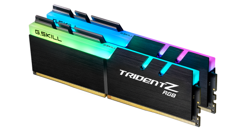 Память 16Gb x 2 (32Gb Kit) DDR4, 3600 MHz, G.Skill Trident Z RGB, Black (F4-3600C18D-32GTZR) 5586870 фото