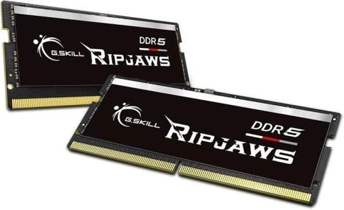 Память SO-DIMM, DDR5, 48Gb x 2 (96Gb Kit), 5600 MHz, G.Skill Ripjaws, 1.1V (F5-5600S4645A48GX2-RS) 8626740 фото
