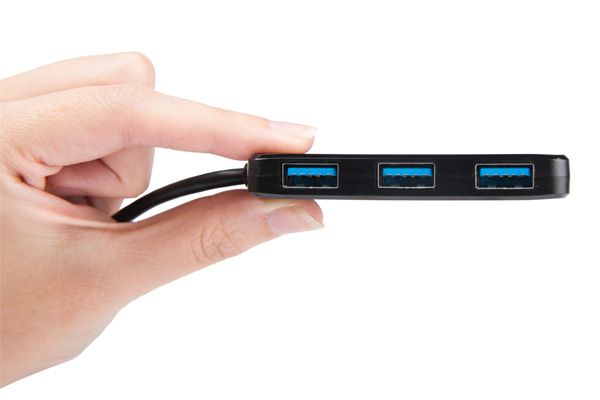 Концентратор USB 3.1 Transcend HUB2, Black, 4 порти USB 3.1 (TS-HUB2K) 5609220 фото