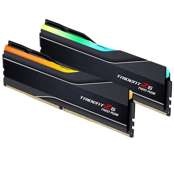 Память 64Gb x 2 (128Gb Kit) DDR5, 6000 MHz, G.Skill Trident Z5 Neo RGB (F5-6000J3444F64GX2-TZ5NR) 9467490 фото