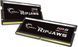 Память SO-DIMM, DDR5, 48Gb x 2 (96Gb Kit), 5600 MHz, G.Skill Ripjaws, 1.1V (F5-5600S4645A48GX2-RS) 8626740 фото 2
