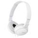 Навушники Sony MDR-ZX110, White (MDRZX110W.AE) 9332160 фото 1