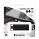 Флеш накопитель USB 64Gb Kingston DataTraveler 70, Black, Type-C 3.2 Gen 1 (DT70/64GB) 6161850 фото 3
