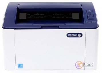 Принтер лазерный ч б A4 Xerox Phaser 3020, Grey Dark Blue, WiFi, 600x600 dpi, до 3508140 фото