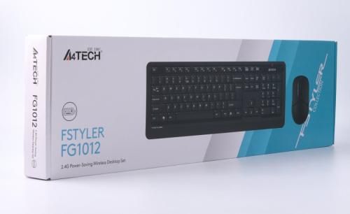 Комплект бездротовий A4tech Fstyler FG1012, Black, клавіатура+миша 7207440 фото