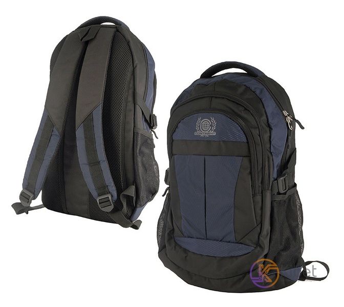 Рюкзак для ноутбука 16' Continent BP-001, Blue, полиэстер, 26 x 39 x 3.9 см 3429090 фото