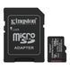 Карта пам'яті microSDXC, 128Gb, Kingston Canvas Select Plus, SD адаптер (SDCS3/128GB) 9394260 фото 1