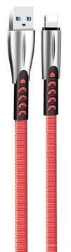 Кабель USB AM - Lightning, 1 м, Red, ColorWay, 2.4A (CW-CBUL010-RD) 6105150 фото