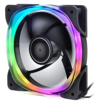 Вентилятор 120 мм, Qube FR-701, Black, 120х120х25 мм (FR-701ARGB) 7234320 фото