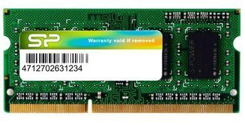 Память SO-DIMM, DDR3, 4Gb, 1600 MHz, Silicon Power, 1.5V (SP004GBSTU160N02) 7632720 фото