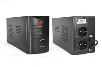 ДБЖ Ritar RTM500 (300W) Standby-L, LED, AVR, 4st, 2xSCHUKO socket, 1x12V4.5Ah, metal Case 3991050 фото