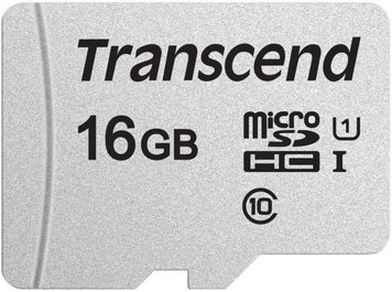 Карта памяти microSDHC, 16Gb, Transcend 300S, без адаптера (TS16GUSD300S) 3490500 фото