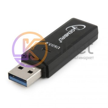 Card Reader зовнішній Gembird UHB-CR3-01, USB 3.0, для SD та MicroSD 4856280 фото