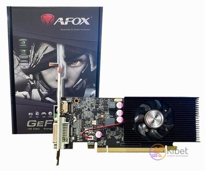 Видеокарта GeForce GT1030, AFOX, 2Gb DDR5, 64-bit, DVI HDMI, 1468 6000MHz, Low P 6262830 фото