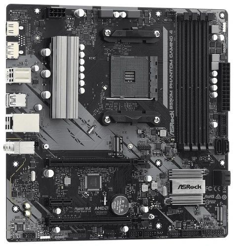 Мат.плата AM4 (B550) ASRock B550M Phantom Gaming 4 6388170 фото