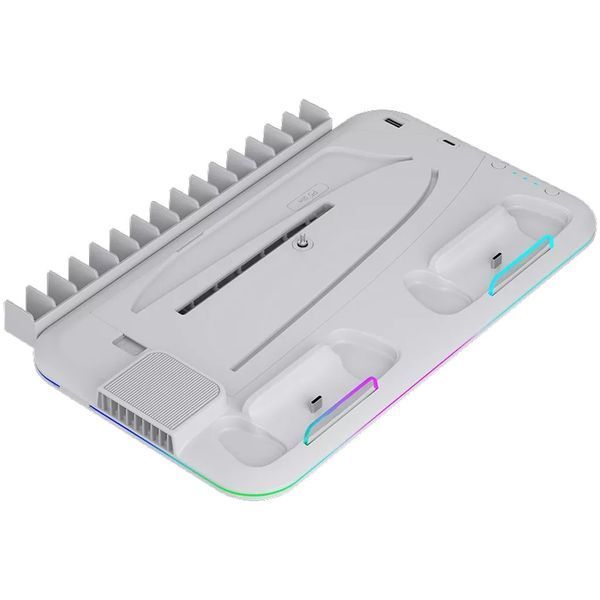 Багатофункціональна охолоджувальна підставка Canyon CS-51, White, для PlayStation Slim (CND-CSPS5W-1) 9237000 фото