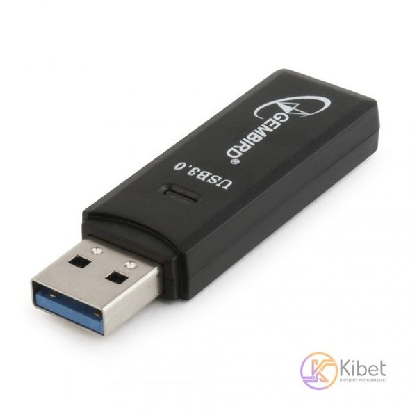Card Reader зовнішній Gembird UHB-CR3-01, USB 3.0, для SD та MicroSD 4856280 фото
